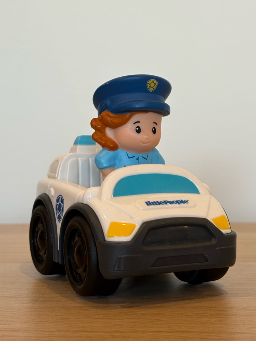 Fisher-Price Little People Police Car and Officer Figure Toddler Toy